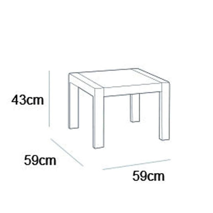 Keter Table De Jardin Rosalie Graphite