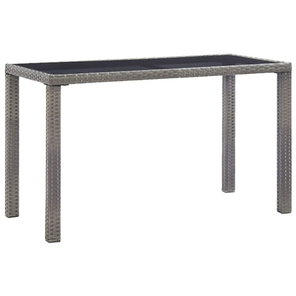 Table De Jardin 110X60X74 Cm Résine Tressée