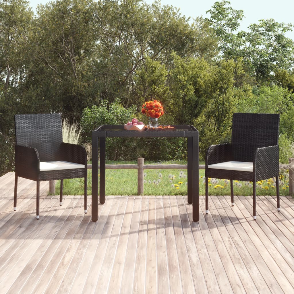 Table De Jardin Résine Tressée Noir