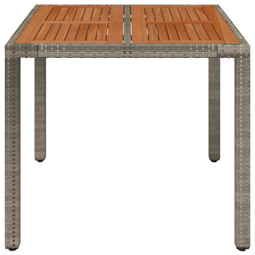 Table De Jardin Résine Tressée Gris
