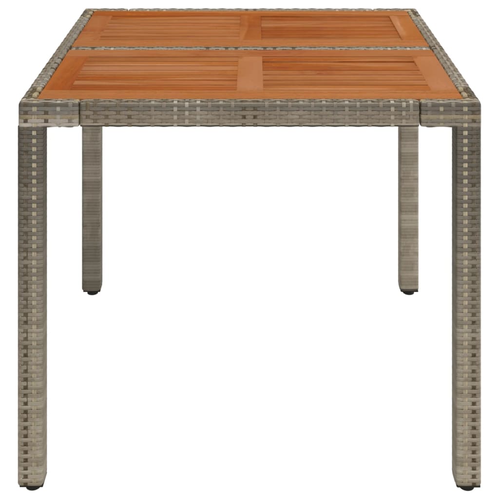 Table De Jardin Résine Tressée Gris