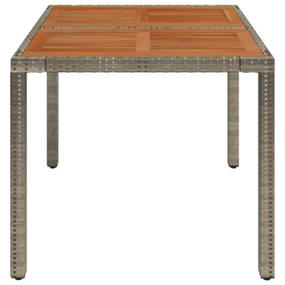 Table De Jardin Résine Tressée Gris