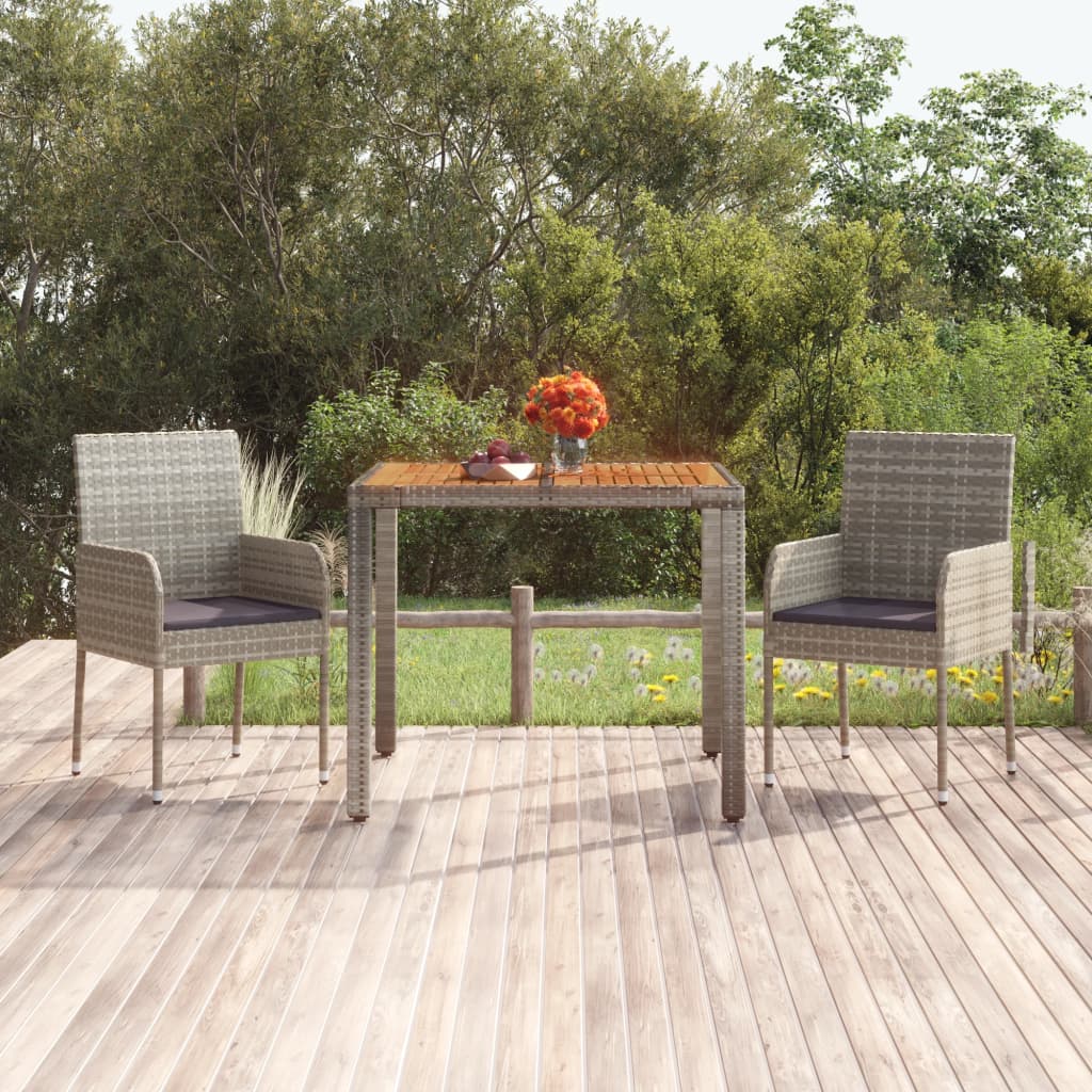 Table De Jardin Résine Tressée Gris