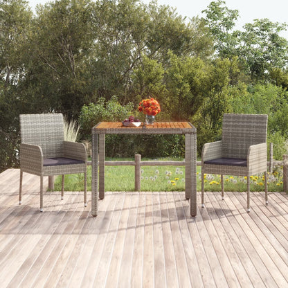 Table De Jardin Résine Tressée Gris
