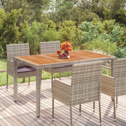 Table De Jardin Résine Tressée Gris