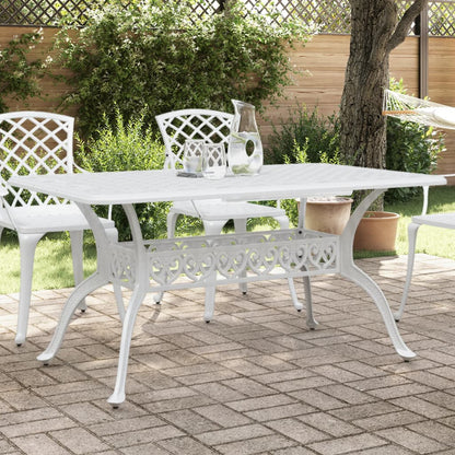Table De Jardin 150X90X72 Cm Aluminium Coulé