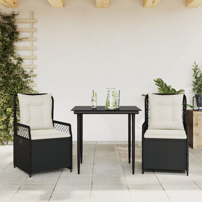 Ensemble À Manger De Jardin Et Coussins 7 Pcs Beige Poly Rotin