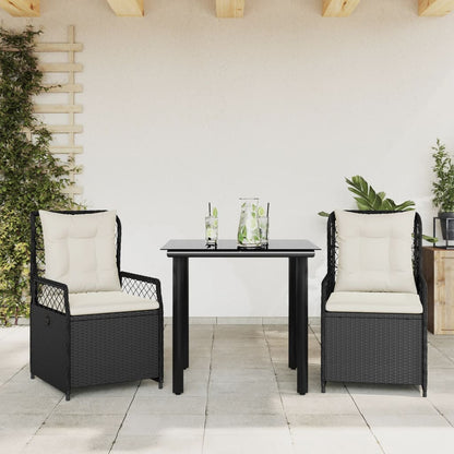 Ensemble À Manger De Jardin Et Coussins 7 Pcs Beige Poly Rotin