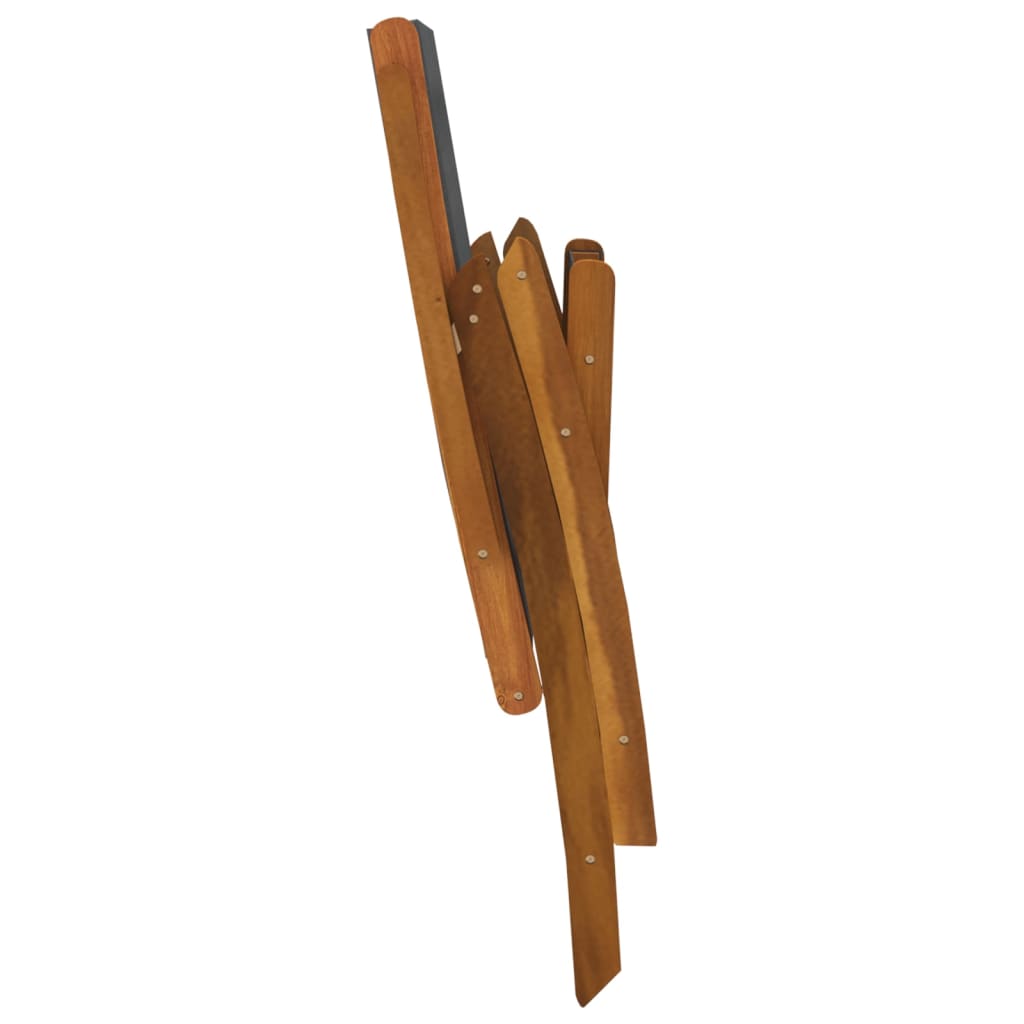 Ensemble À Manger De Jardin 9Pcs Bois D'acacia Solide Textilène