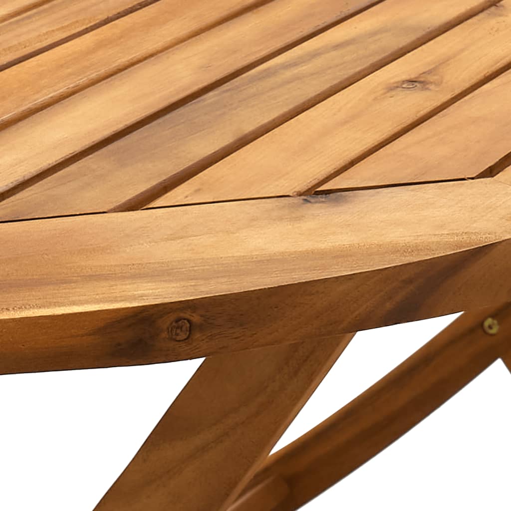 Ensemble À Manger De Jardin 9Pcs Bois D'acacia Solide Textilène