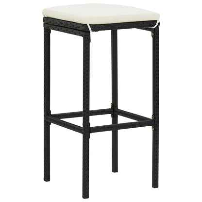 Ensemble De Bar De Jardin 5 Pcs Bois Massif Acacia Rotin