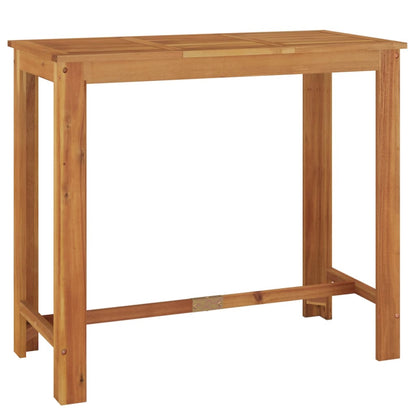 Ensemble De Bar De Jardin 5 Pcs Bois Massif Acacia Rotin