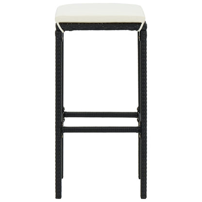 Ensemble De Bar De Jardin 5 Pcs Bois Massif Acacia Rotin