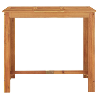 Ensemble De Bar De Jardin 5 Pcs Bois Massif Acacia Rotin