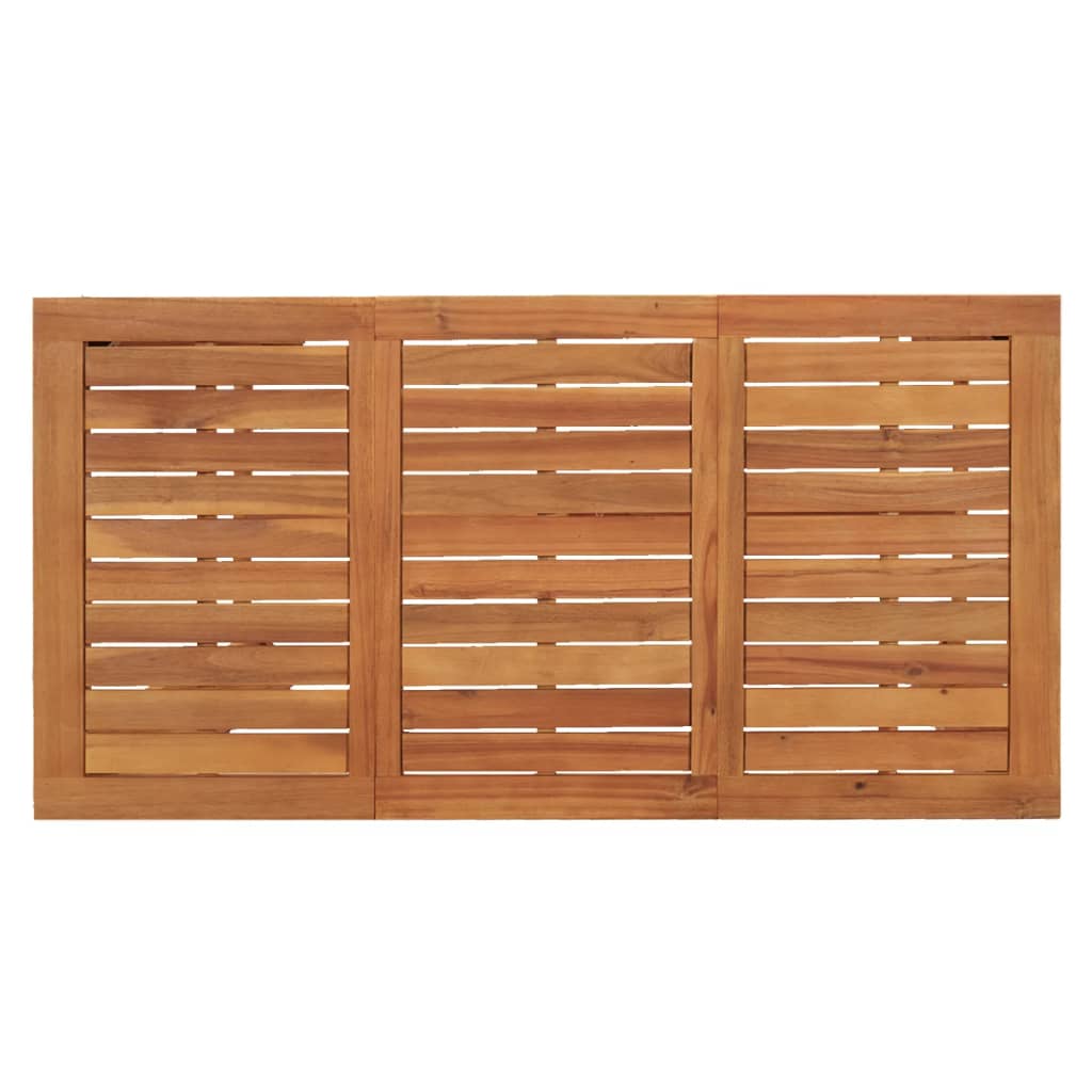 Ensemble De Bar De Jardin 5 Pcs Bois Massif Acacia Rotin