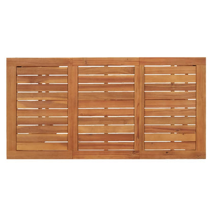 Ensemble De Bar De Jardin 5 Pcs Bois Massif Acacia Rotin